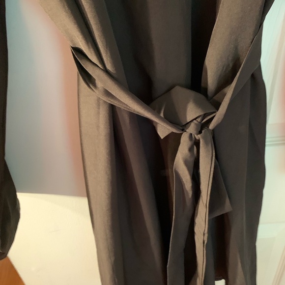 SHEIN Curve black polyester zip front dress/swim coverup. Size 2XL - Picture 5 of 9